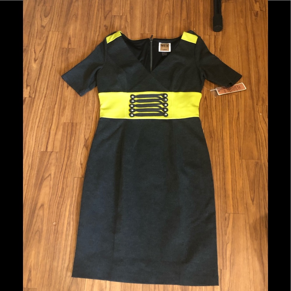 *LOW PRICE* Nue by Shani Green/Gray Dress
